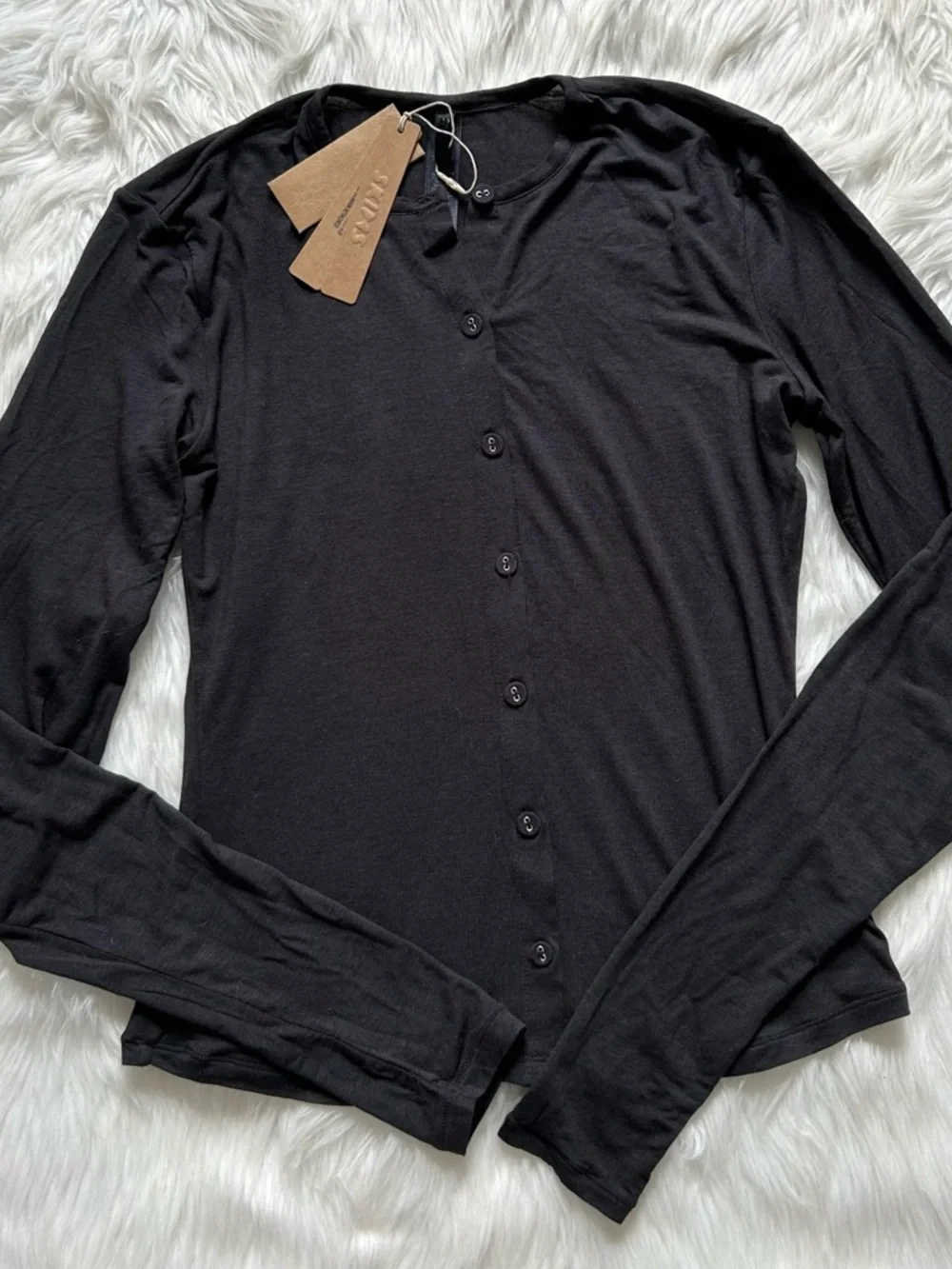 SKIMS Sheer Modal Cardigan S LS-LST-6962 - Picture 3 of 4